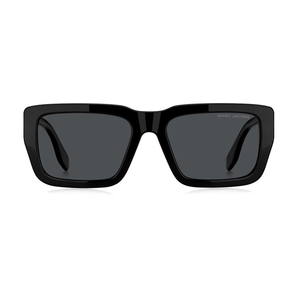 Eyeglasses Frames by Marc Jacobs for men in acetate black features an refined silhouette, showcasing the refined black coloured frame and sophisticated full-frame frame design.
