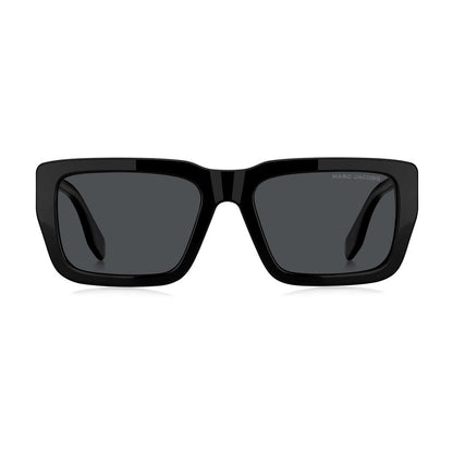 Eyeglasses Frames by Marc Jacobs for men in acetate black features an refined silhouette, showcasing the refined black coloured frame and sophisticated full-frame frame design.