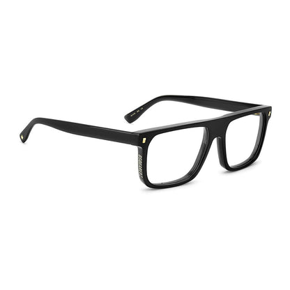 Dsquared² Men's Full-Rim Square Acetate Eyeglasses Frames - Black Red
