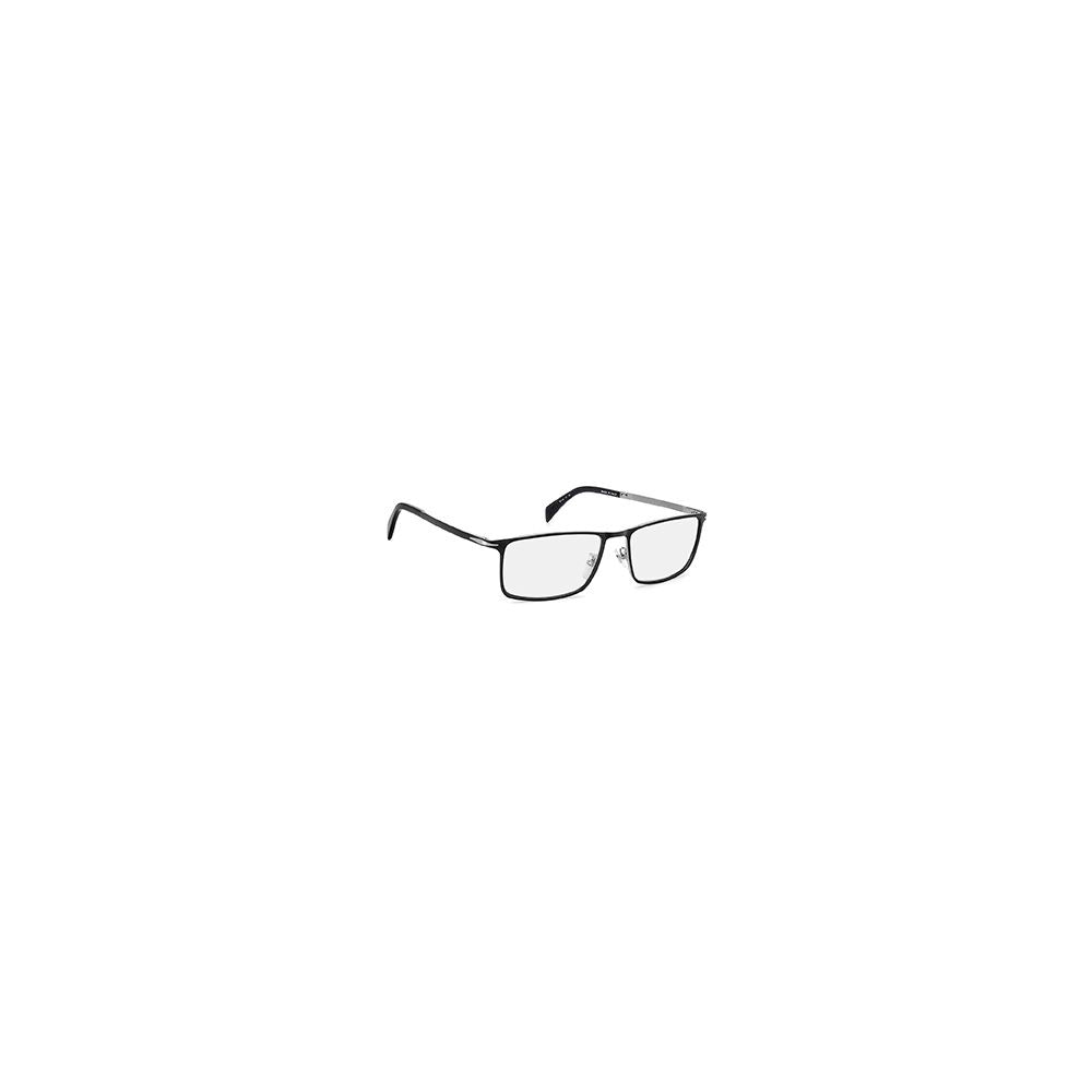 Eyeglasses Frames by David Beckham for men in metal black showcases a refined full-frame frame design with a refined black coloured frame finish for a refined and sophisticated look.