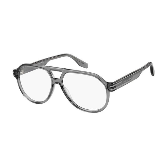 Eyeglasses Frames by Marc Jacobs for men in acetate gray features a refined silhouette, showcasing a refined gray coloured frame and full-frame frame design for a sophisticated, premium look.