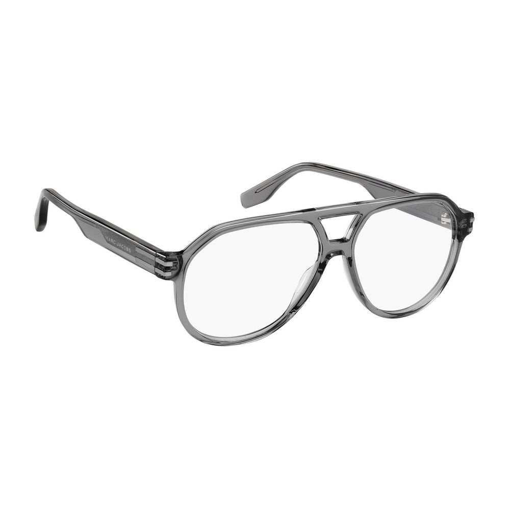 Eyeglasses Frames by Marc Jacobs for men in acetate gray features a refined silhouette, showcasing a refined gray coloured frame and full-frame frame design for a sophisticated, premium look.