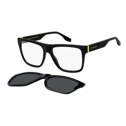 Marc Jacobs Men's Full-Rim Square Acetate Eyeglasses Frames - Black