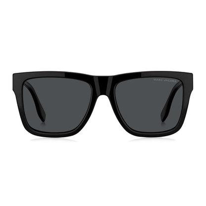 Marc Jacobs Men's Full-Rim Square Acetate Eyeglasses Frames - Black