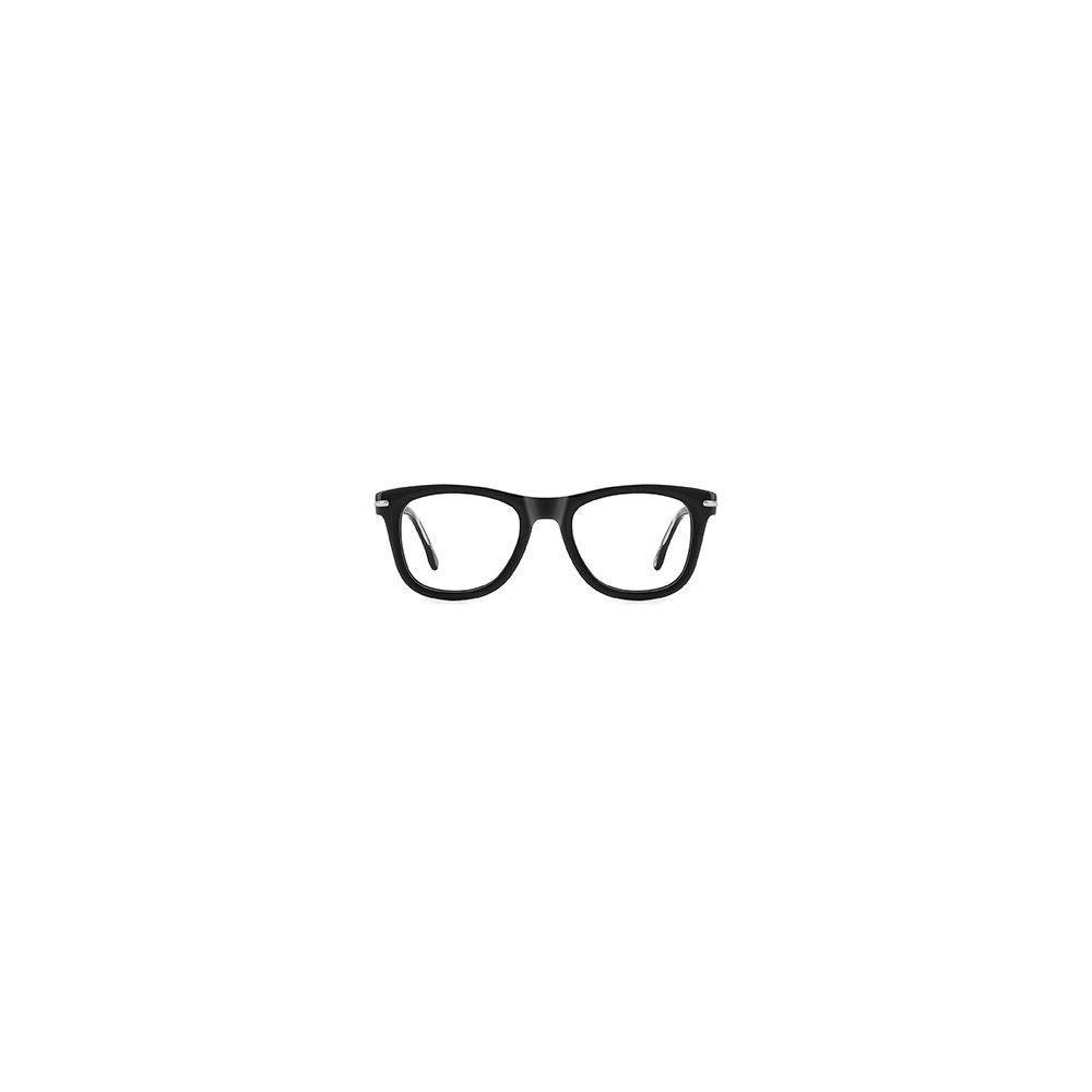 Eyeglasses Frames by Carrera for men in acetate and black showcases an refined full-frame frame design featuring a sophisticated black coloured frame for an refined and refined aesthetic.