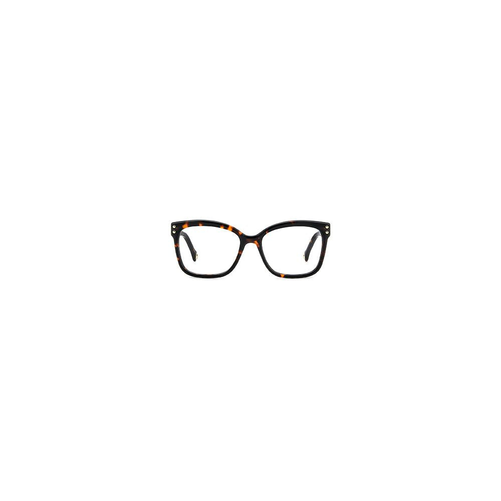 Eyeglasses Frames by Carolina Herrera for women in acetate and brown showcases an refined full-frame frame design featuring a sophisticated brown coloured frame for an refined and refined aesthetic.