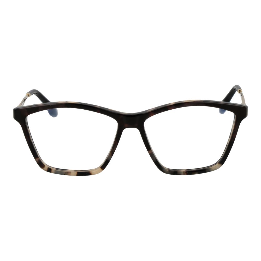 Eyeglasses Frames by Victoria Beckham for women in metal brown showcases a refined full-frame frame design with a refined brown coloured frame finish for a refined and sophisticated look.