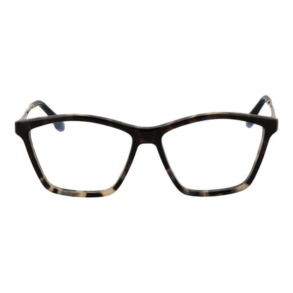 Eyeglasses Frames by Victoria Beckham for women in metal brown showcases a refined full-frame frame design with a refined brown coloured frame finish for a refined and sophisticated look.