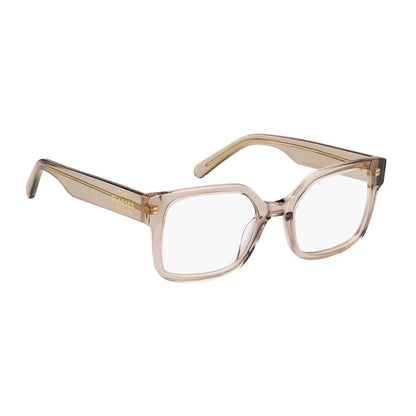 Eyeglasses Frames by Marc Jacobs for women in acetate pink features an refined silhouette, showcasing the refined rose coloured frame and sophisticated full-frame frame design.
