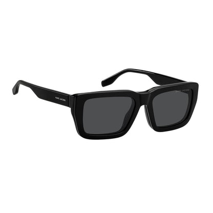 Eyeglasses Frames by Marc Jacobs for men in acetate black features a refined silhouette, showcasing a refined black coloured frame and full-frame frame design for a sophisticated, premium look.