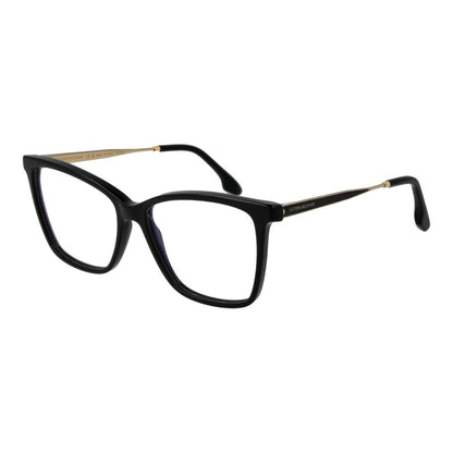 Eyeglasses Frames by Victoria Beckham for women in metal and black showcases a refined silhouette, detailed with a black coloured frame finish and a sophisticated full-frame frame design.