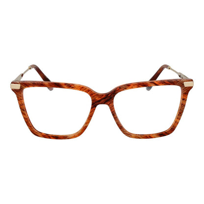 Eyeglasses Frames by Victoria Beckham for women in metal orange features a refined silhouette, showcasing a refined orange coloured frame and full-frame frame design for a sophisticated, premium look.