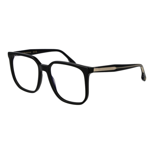 Eyeglasses Frames by Victoria Beckham for women in acetate black showcases a refined full-frame frame design with a refined black coloured frame finish for a refined and sophisticated look.
