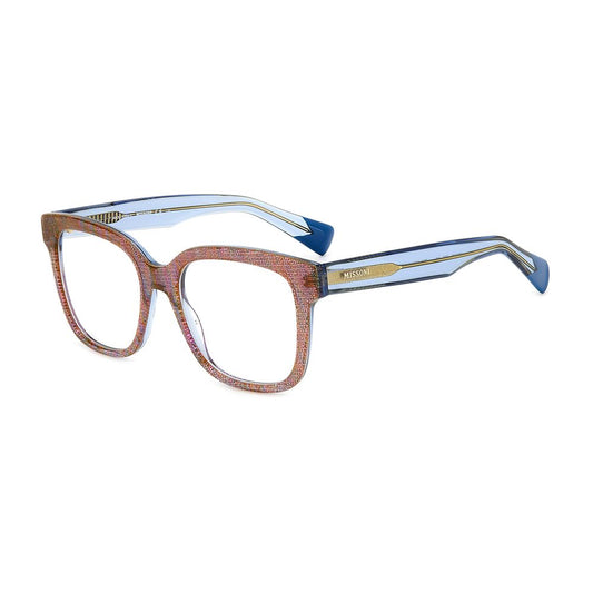 Eyeglasses Frames by Missoni for women in plastic multicolor features an refined silhouette, showcasing the refined multicolor coloured frame and sophisticated full-frame frame design.