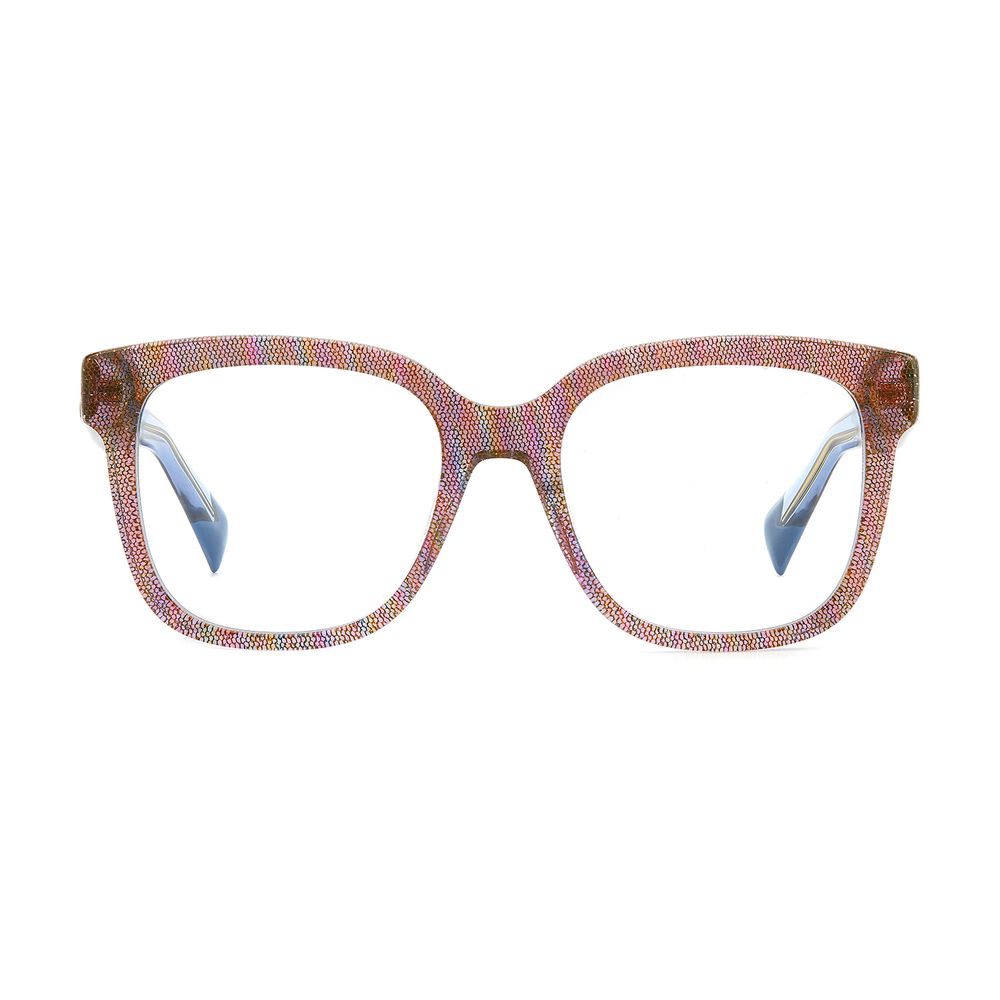 Eyeglasses Frames by Missoni for women in plastic multicolor showcases a refined full-frame frame design with a refined multicolor coloured frame finish for a refined and sophisticated look.
