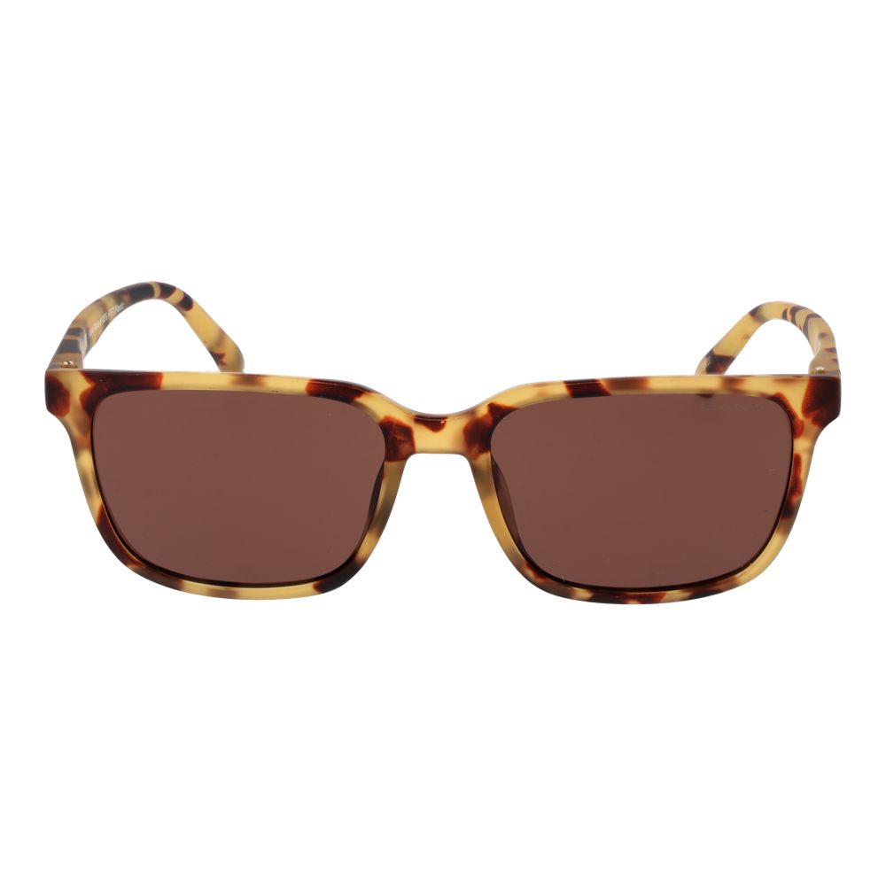 Sunglasses by Gant for men in plastic multicolor features an lustrous rectangle full-rim frame design with multicolor coloured frame detailing and non-polarized category-3-dark-tint lens for a lustrous aesthetic.