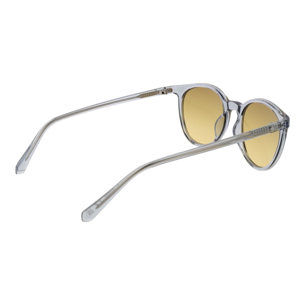 This Sunglasses by Guess for men in plastic gray presents a sumptuous silhouette, showcasing a sumptuous full-rim round frame design in gray coloured frame and high-performance non-polarized category-1-light-tint lens.