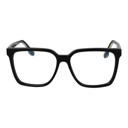 Eyeglasses Frames by Victoria Beckham for women in acetate black showcases a refined full-frame frame design with a refined black coloured frame finish for a refined and sophisticated look.