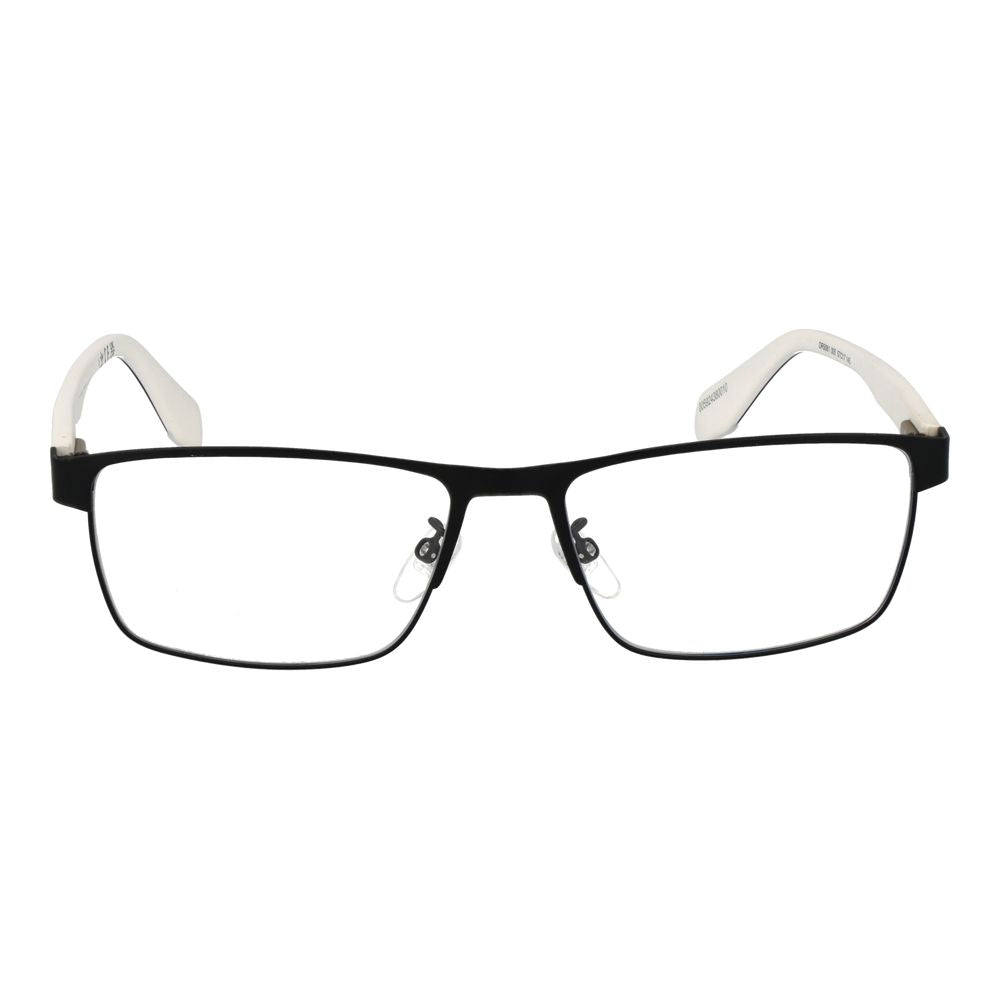 Eyeglasses Frames by Adidas for men in metal black features a refined silhouette, showcasing a refined black coloured frame and full-frame frame design for a sophisticated, premium look.