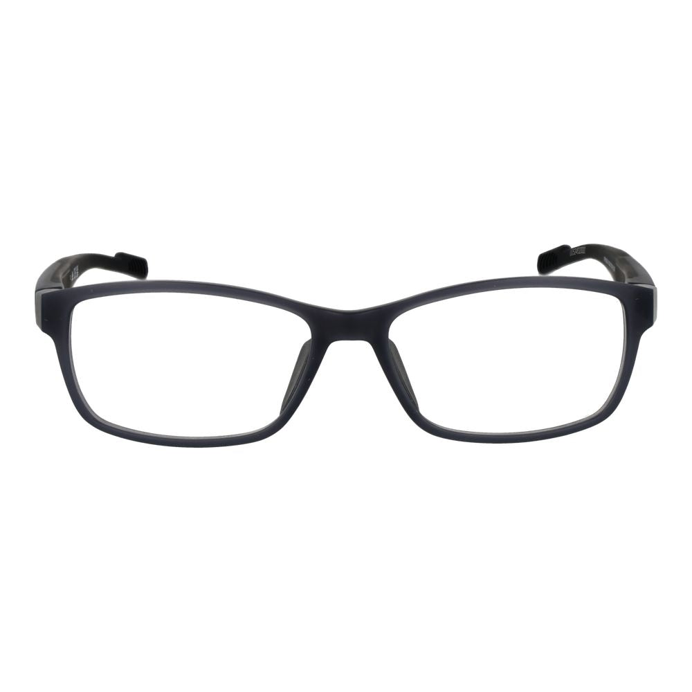 Eyeglasses Frames by Adidas for men in plastic gray features an refined silhouette, showcasing the refined gray coloured frame and sophisticated full-frame frame design.