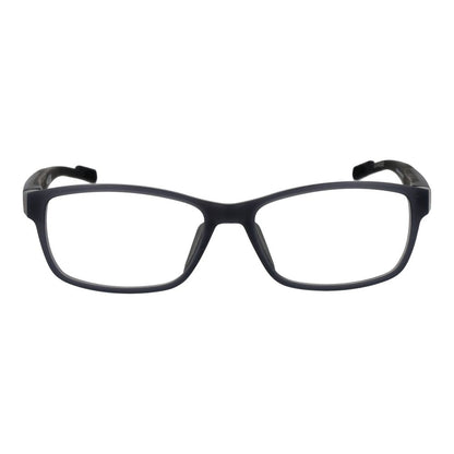 Eyeglasses Frames by Adidas for men in plastic gray features an refined silhouette, showcasing the refined gray coloured frame and sophisticated full-frame frame design.
