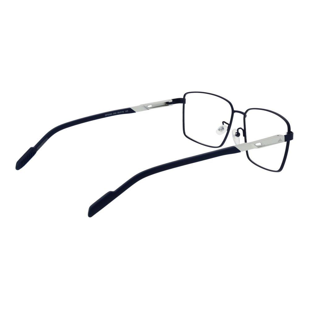 Eyeglasses Frames by Adidas for men in and blue showcases a refined silhouette, detailed with a blue coloured frame finish and a sophisticated full-frame frame design.