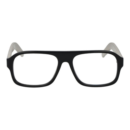 Eyeglasses Frames by Adidas for men in plastic black features an refined silhouette, showcasing a sophisticated black coloured frame and refined full-frame frame design for a refined look.