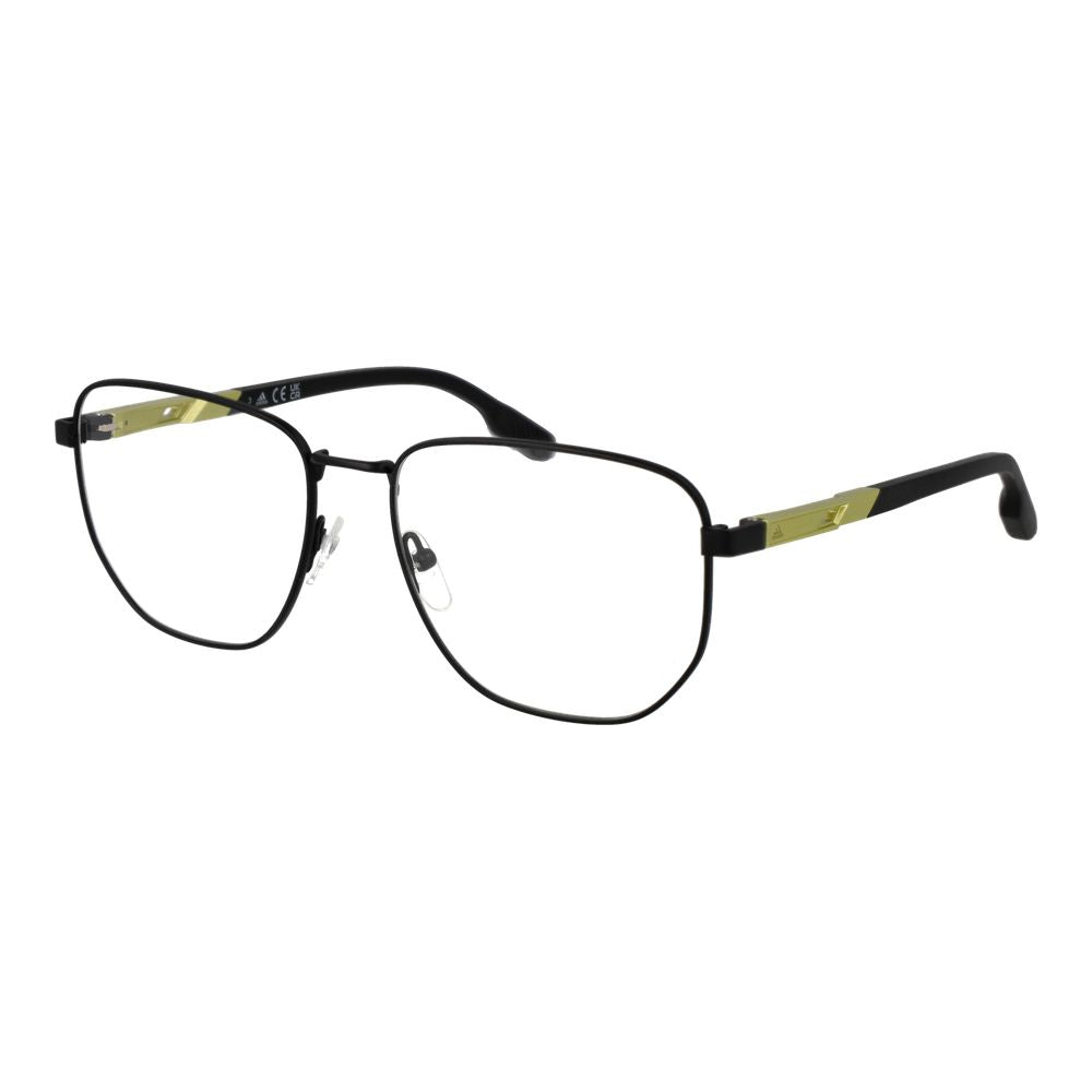 Eyeglasses Frames by Adidas for men in metal and black showcases a refined silhouette, detailed with a black coloured frame finish and a sophisticated full-frame frame design.