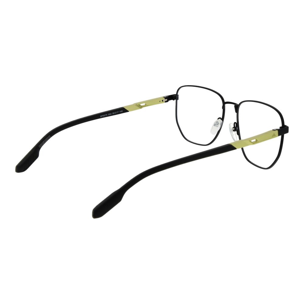 Eyeglasses Frames by Adidas for men in metal black features a refined silhouette, showcasing a refined black coloured frame and full-frame frame design for a sophisticated, premium look.