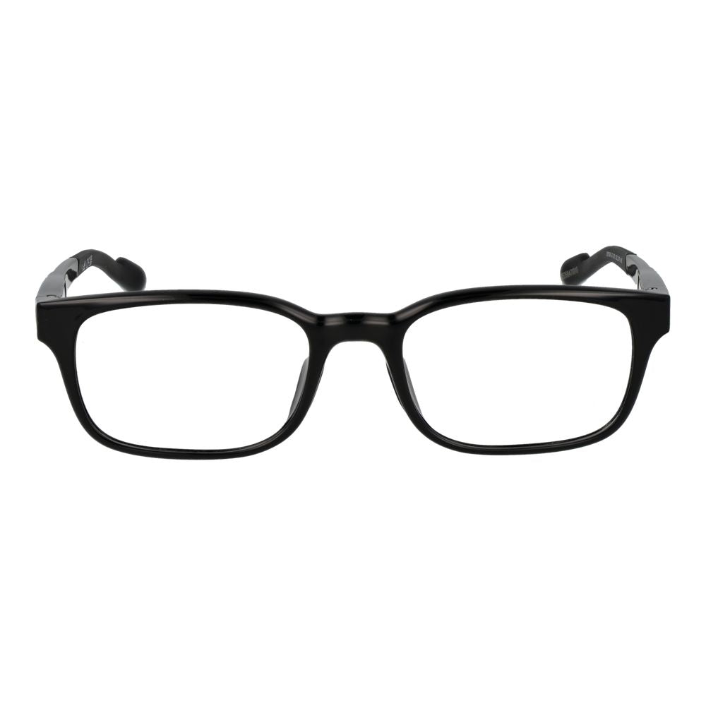 Eyeglasses Frames by Adidas for men in plastic black features an refined silhouette, showcasing a sophisticated black coloured frame and refined full-frame frame design for a refined look.