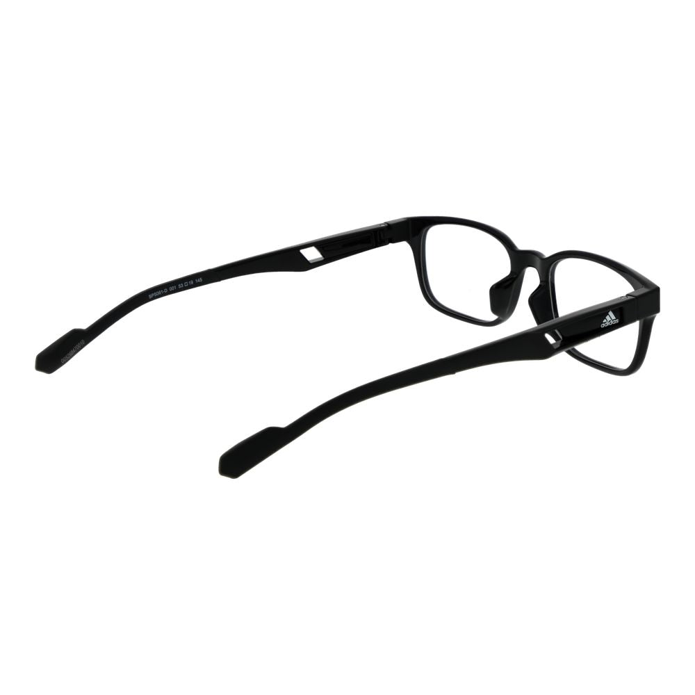 Eyeglasses Frames by Adidas for men in plastic black features an refined silhouette, showcasing the refined black coloured frame and sophisticated full-frame frame design.