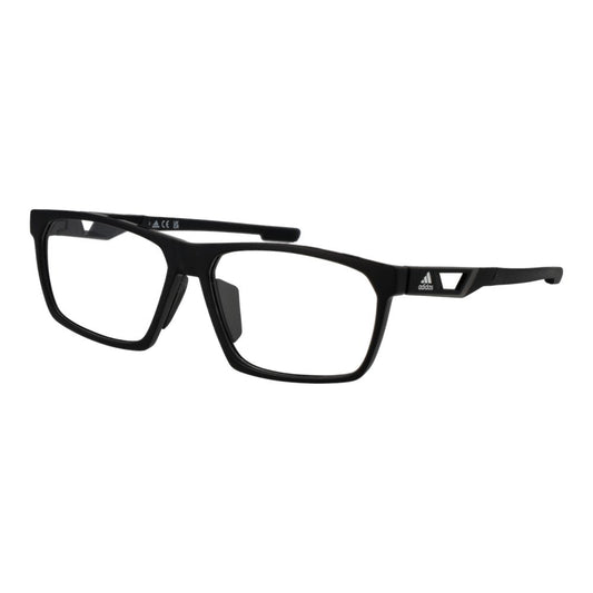Eyeglasses Frames by Adidas for men in plastic and black showcases a refined silhouette, detailed with a black coloured frame finish and a sophisticated full-frame frame design.