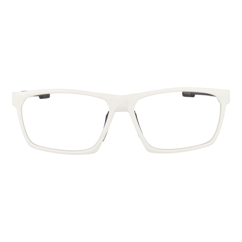 Eyeglasses Frames by Adidas for men in plastic white features an refined silhouette, showcasing a sophisticated white coloured frame and refined full-frame frame design for a refined look.