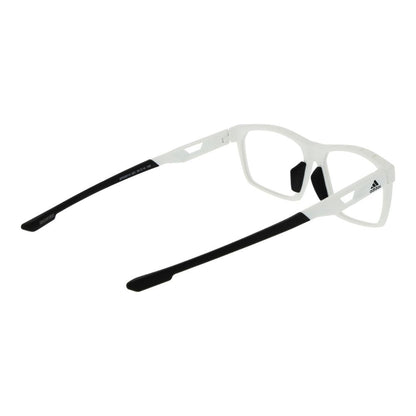 Eyeglasses Frames by Adidas for men in plastic white showcases a reflective silhouette, artfully incorporating a sophisticated white coloured frame with a distinct full-frame frame design.