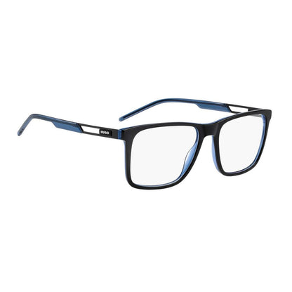 Eyeglasses Frames by Hugo Boss for men in acetate multicolor features an refined silhouette, showcasing the refined multicolor coloured frame and sophisticated full-frame frame design.