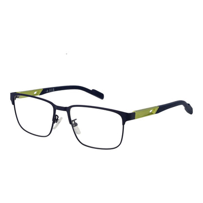 Eyeglasses Frames by Adidas for men in metal blue features an refined silhouette, showcasing a sophisticated blue coloured frame and refined full-frame frame design for a refined look.
