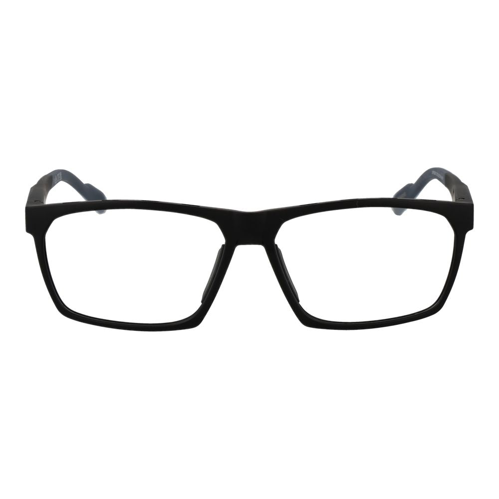 Eyeglasses Frames by Adidas for men in plastic black features a refined silhouette, showcasing a refined black coloured frame and full-frame frame design for a sophisticated, premium look.