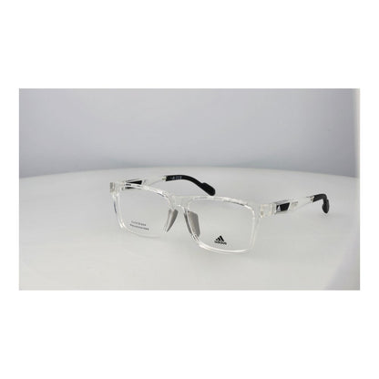 Eyeglasses Frames by Adidas for men in acetate transparent showcases a reflective silhouette, artfully incorporating a sophisticated transparent coloured frame with a distinct full-frame frame design.