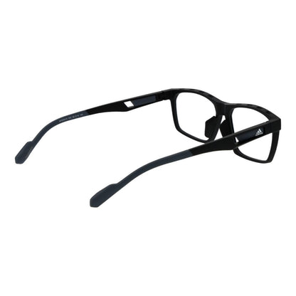 Eyeglasses Frames by Adidas for men in plastic black features an refined silhouette, showcasing the refined black coloured frame and sophisticated full-frame frame design.