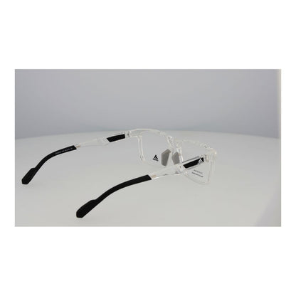 Eyeglasses Frames by Adidas for men in acetate transparent features an refined silhouette, showcasing a sophisticated transparent coloured frame and refined full-frame frame design for a refined look.