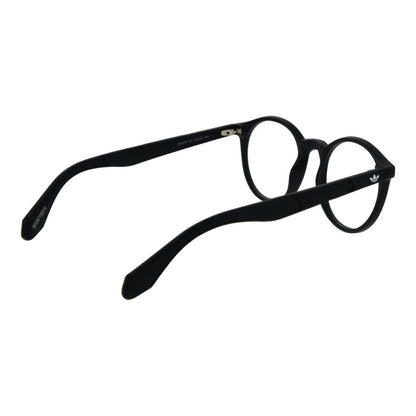 Adidas Unisex Full-Rim Round Plastic Eyeglasses Frames - Black