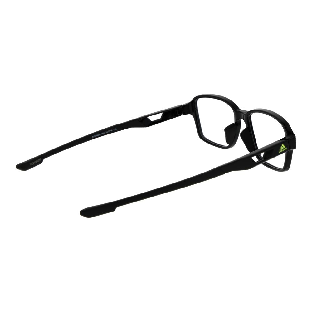 Eyeglasses Frames by Adidas for men in plastic and black showcases a refined silhouette, detailed with a black coloured frame finish and a sophisticated full-frame frame design.