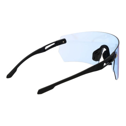 Sunglasses by Adidas for unisex in plastic black features an ethereal rimless mono-lens frame design with black coloured frame frames and photochromatic lens for a ethereal finish.