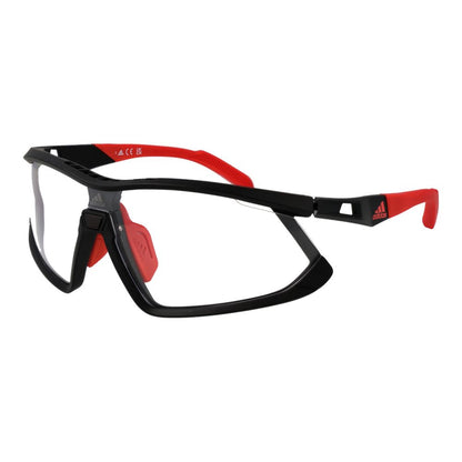 Sunglasses by Adidas for unisex in and black presents a sumptuous silhouette, featuring black coloured frame and half-rim sport frame design with mirrored category-3-dark-tint lens for a sumptuous look.