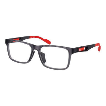 Eyeglasses Frames by Adidas for men in plastic gray features a refined silhouette, showcasing a refined gray coloured frame and full-frame frame design for a sophisticated, premium look.