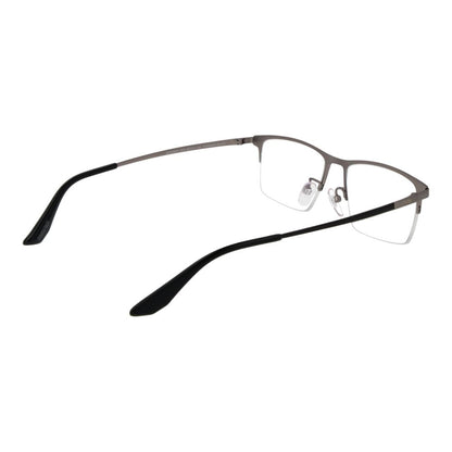 Eyeglasses Frames by BMW for men in metal black showcases a reflective silhouette, artfully incorporating a sophisticated black coloured frame with a distinct half-frame frame design.