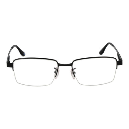 Eyeglasses Frames by BMW for men in metal black features an refined silhouette, showcasing the refined black coloured frame and sophisticated half-frame frame design.