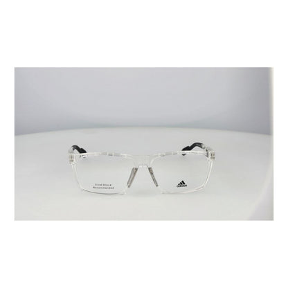 Eyeglasses Frames by Adidas for men in plastic transparent showcases a refined full-frame frame design with a refined transparent coloured frame finish for a refined and sophisticated look.