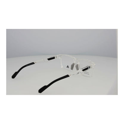 Eyeglasses Frames by Adidas for men in plastic transparent features a refined silhouette, showcasing a refined transparent coloured frame and full-frame frame design for a sophisticated, premium look.