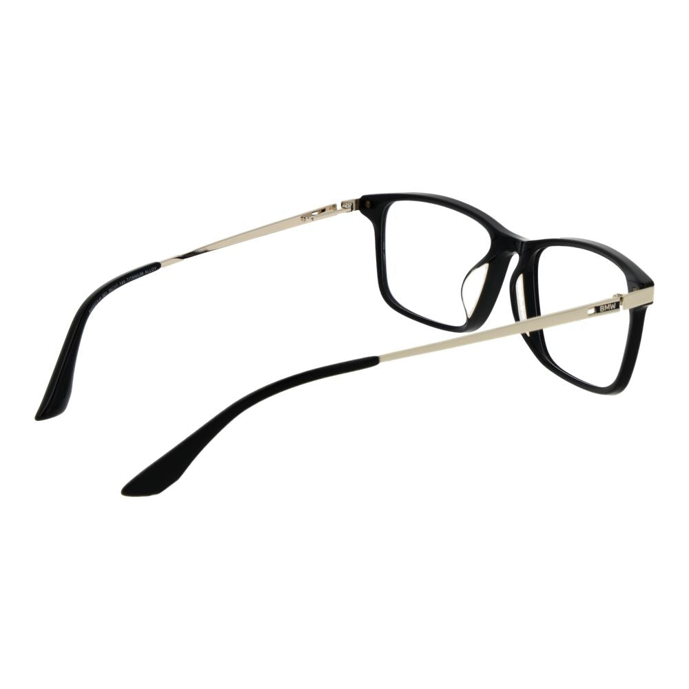 Eyeglasses Frames by BMW for men in plastic black showcases a refined full-frame frame design with a refined black coloured frame finish for a refined and sophisticated look.